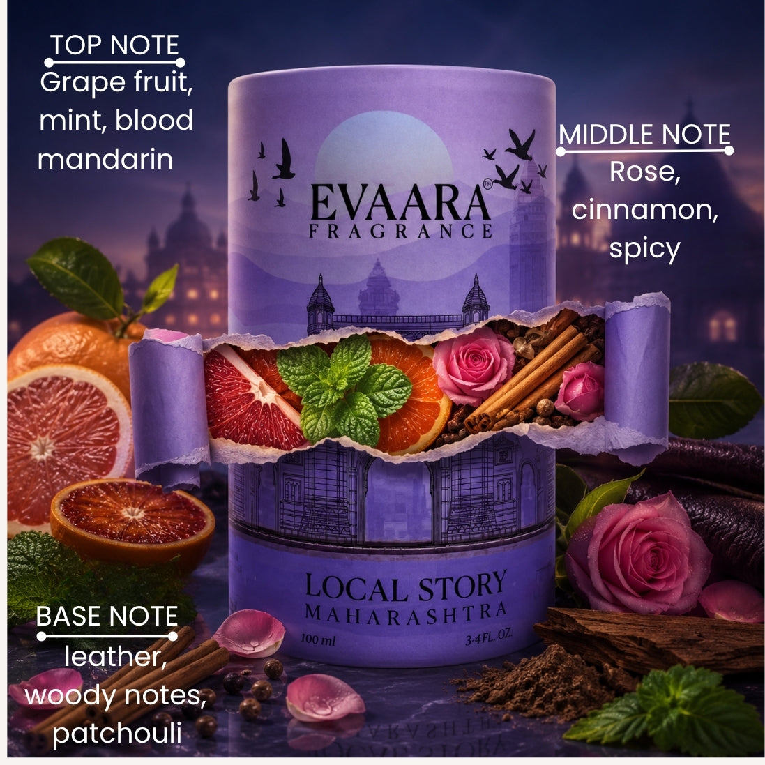 Maharashtra Local Story Perfume | 100ml EDP